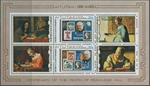 Aitutaki 1979 SG279 Rowland Hill MS MNH