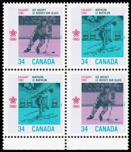 Canada Scott 1112a Bloc of 4, CBNC (1986 )Mint NH VF M