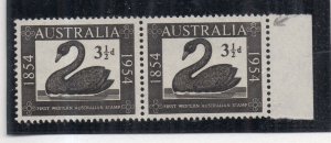 Australia 1955-57 Early Issue Fine Mint Hinged 3.5d. NW-253236