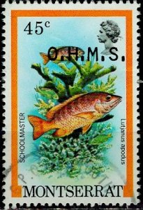 Montserrat; 1981: Sc. # O50; Used Single Stamp