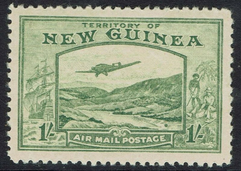 NEW GUINEA 1939 BULOLO AIRMAIL 1/- MNH **