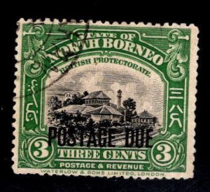 North Borneo Scott J33 used postage due stamp perf 14, CV $50