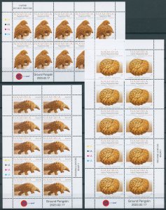 Namibia Stamps 2023 MNH Pangolins Ground Pangolin Wild Animals 3x Full Sheets