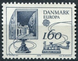 Denmark Sc#652 MNH, 1.60k dk bl, Europa (C.E.P.T.) 1979 - History of the Post...