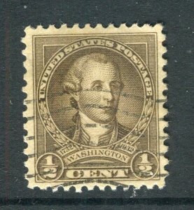 USA; 1932 early Washington Bicentenary fine used hinged 1/2c. value