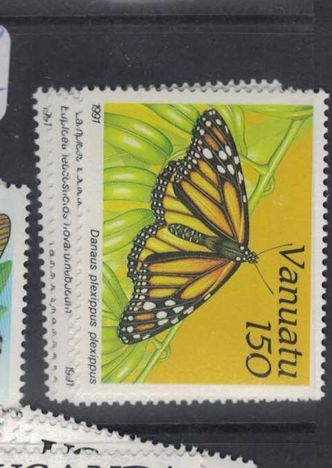 Vanuatu Butterfly SC 532-5 MNH (3dpr)