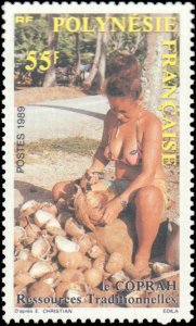 French Polynesia #505-506, Complete Set(2), 1989, Never Hinged