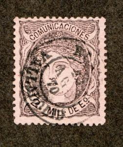 Spain Early Issue Single Used b!