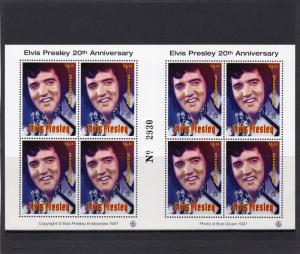 MONTSERRAT 1997 Sc#923 ELVIS PRESLEY Mini-Sheetlet (8) MNH