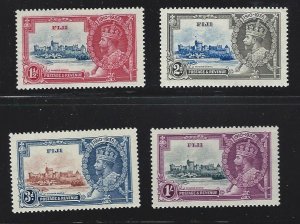 Fiji  mnh  gum has a very light tone SC 110-113