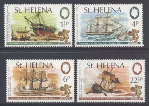 Saint Helena Scott 279/282 - SG297/300, 1973 East India Company Set MNH**