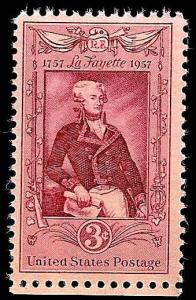 # 1097 MINT NEVER HINGED LAFAYETTE BICENTENARY