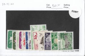 Norfolk Island: Sc #29-41, MNH (51007)