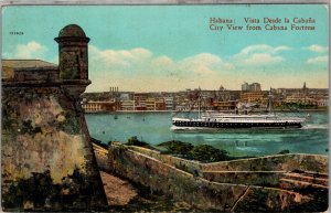 CUBA POSTAL HISTORY PICTORIAL POSTCARD ADDR USA