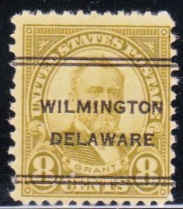 Precancel - DLE - Wilmington, DE PSS 247 Compound Perf - Town and Type Issue
