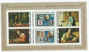 Aitutaki  #182 Souvenir Sheet  (MNH) CV $3.50