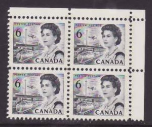 Canada-Sc#460pii- id9-unused 6c NH Centennial corner block-GT2-UR-1972-