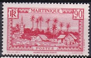 1933 Martinique Scott 155 Village of Basse-Point MH