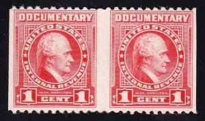 US R654a Revenue Pair Imperf Between w/ PFC SCV $1500