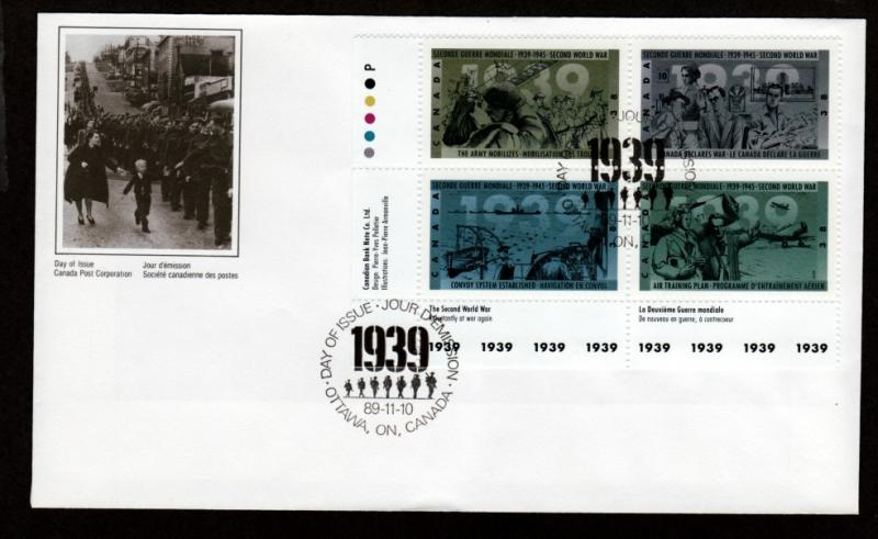 Canada 1989 FDC WWII!