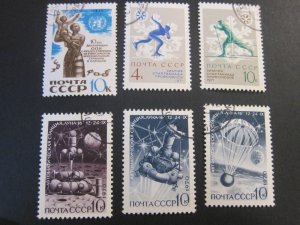 Russia 1970 Sc 3794,96-7,3798-3800 sets(3) FU