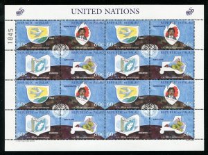 Palau 374 United Nations Anniversary Sheet of 15 Stamps MNH 1995