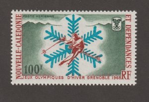 EDSROOM-16081 New Caledonia C56 MNH 1967 Complete Winter Olympics France CV$14
