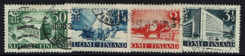 Finland SC# 215-218, Used, Hinge Remnant -  Lot 032617