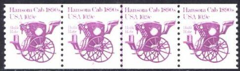 US Stamp #1904 MNH - Hansom Cab Transportation Coil PS4 #2