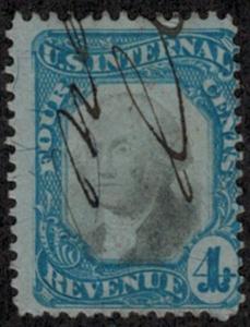 US #R106 SCV $125.00 Fine, used, nice colors and fresh Washington vignette, R...