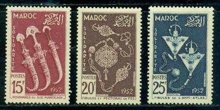 French Morocco #285-287  Mint VF LH  Scott $12.00