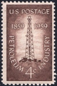 SC#1134 4¢ Petroleum Industry Centennial Issue (1959) MNH