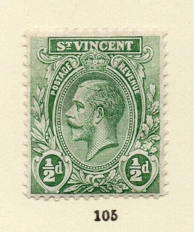 St Vincent 1913 Early Issue Fine Mint Hinged 1/2d. NW-160138