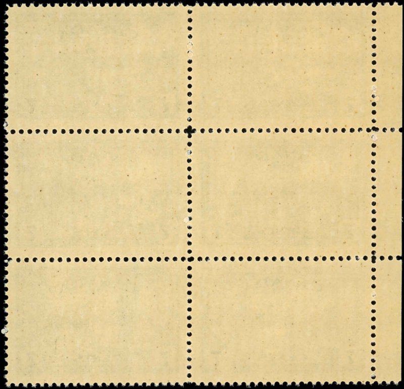 Canada Scott #C9 VF/NH Block of 6-Well centered - Fresh and attractive