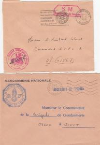 France 17 Military Covers 1960s