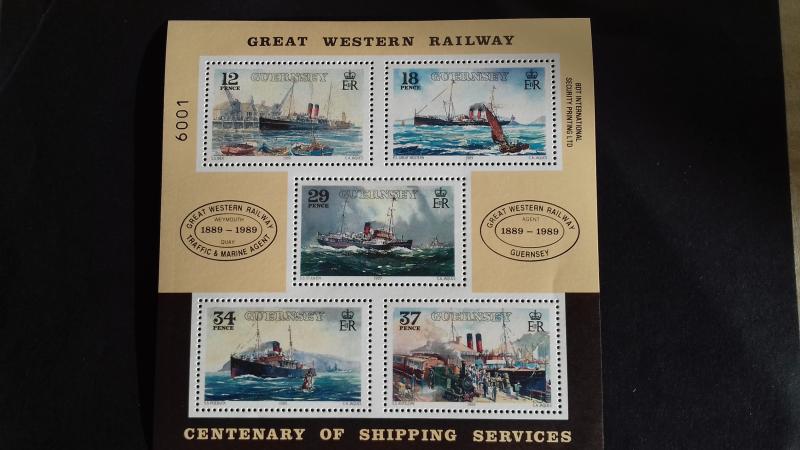 Guernsey 1989 Passenger Ship Mint