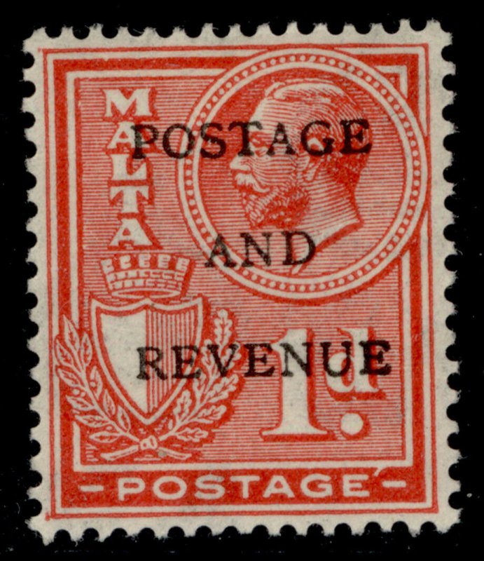 MALTA GV SG176, 1d rose-red, M MINT.