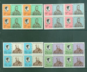 St Helena #205-8 MNH Blk(4) CV$4.00