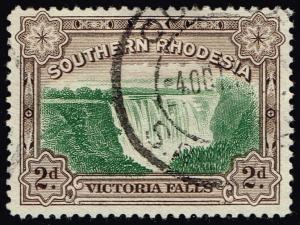 Southern Rhodesia #31 Victoria Falls; Used