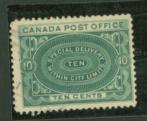 Canada #E1 Used Single