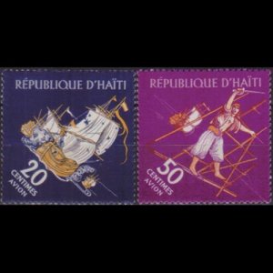 HAITI 1961 - Scott# C180-1 Pirates 20-50c NH