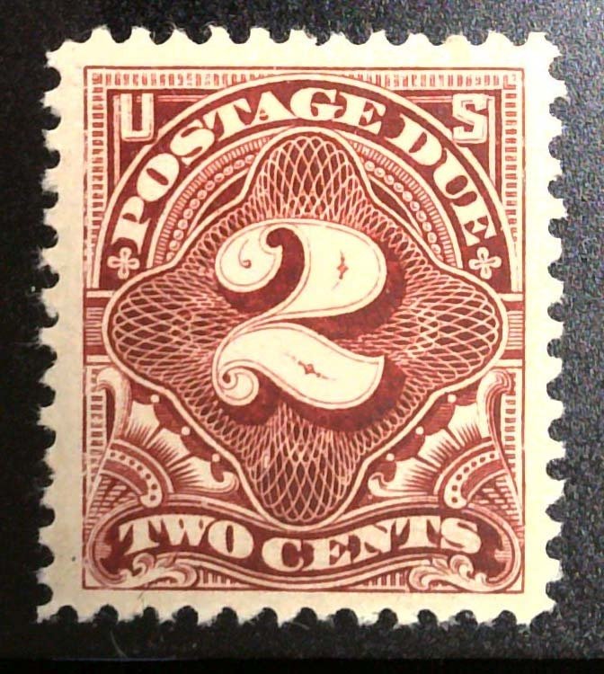 Scott #J32 - VF/XF - 2c Deep Claret - Postage Due - HR OG - 1894