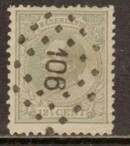 Netherlands    #26  used  (1875)