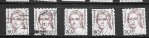 Germany #1483 Used Lot of 5 stamps (my17) Collection / Lot
