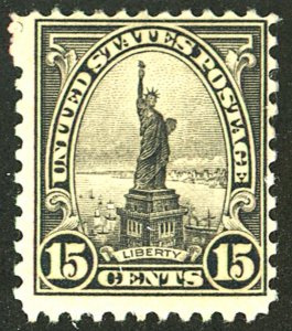 U.S. #566 MINT OG HR