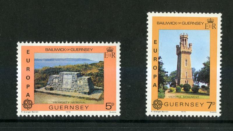 Guernsey 161-162 MNH BIN $0.50 EUROPA