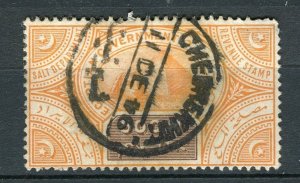 EGYPT; 1890s early classic Salt Tax Revenue issue fine used 500m. value