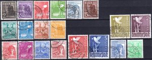 Germany Allied occupation 1947 definitive Mi. 943 - 62 Used