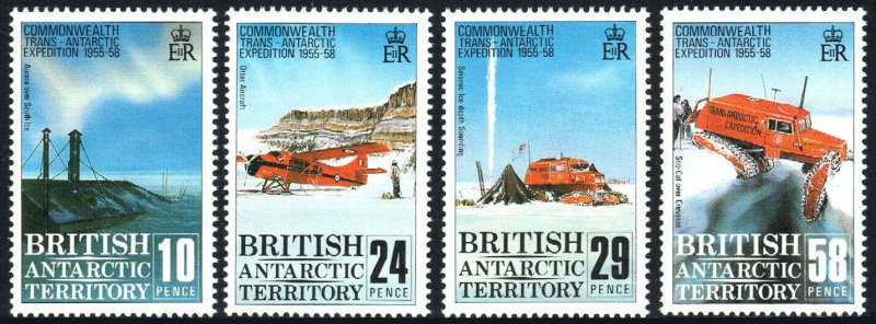 British Antarctic Territory 145-148, MNH. Trans-Antarctic Expedition, 1988