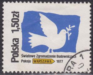 Poland 2213 Peace Dove 1.50zł 1977